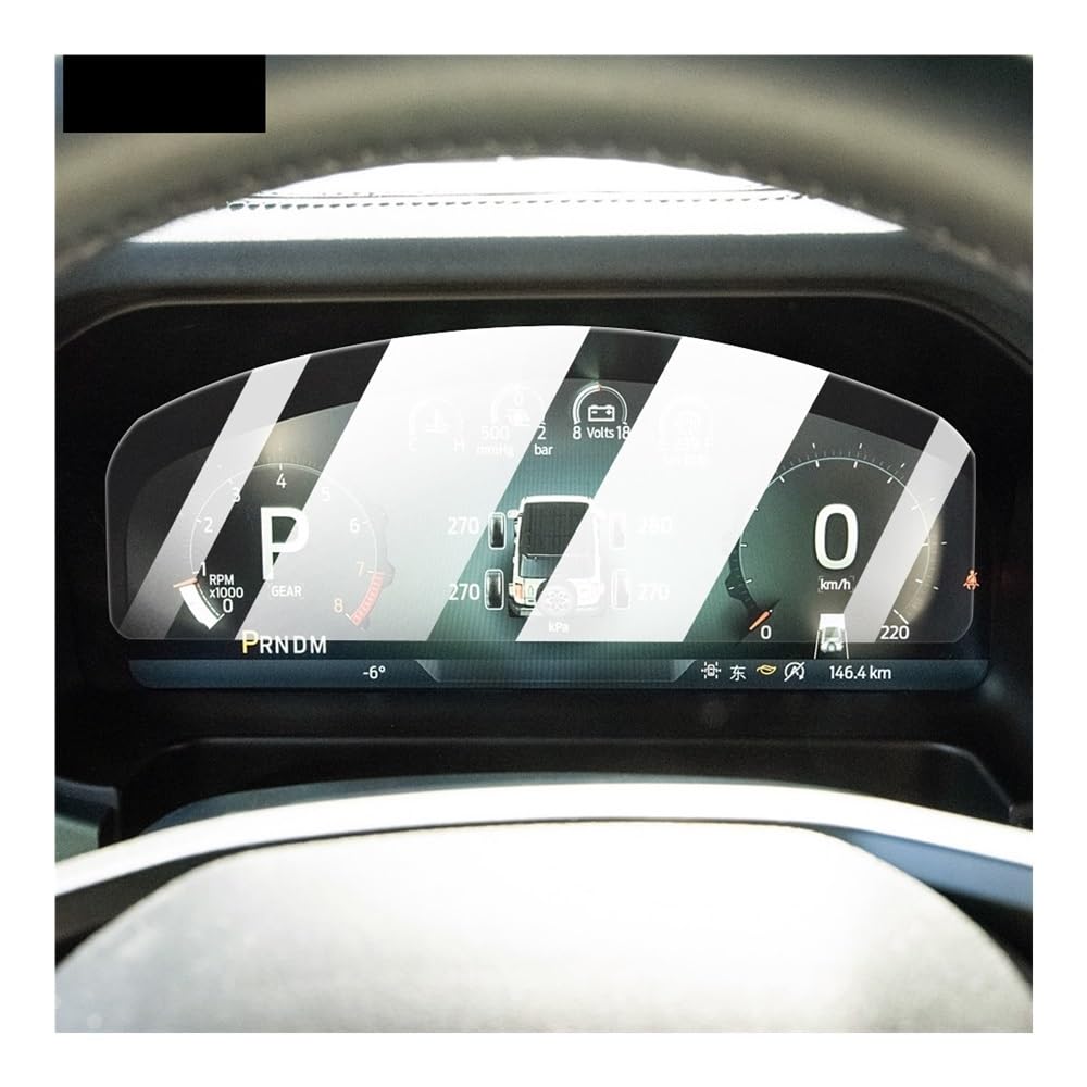 Displayschutzfolie Folie Auto Innen Instrument Panel Membran Bildschirm TPU Schutz Film Dekoration Für Ford Für Bronco 2024 von FALELELV