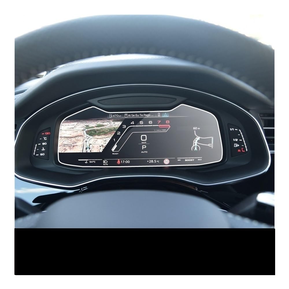 Displayschutzfolie Folie Auto Navigation Displayschutzfolie für Q8 2019-2021 Radio GPS Armaturenbrett Displayschutzfolie von FALELELV