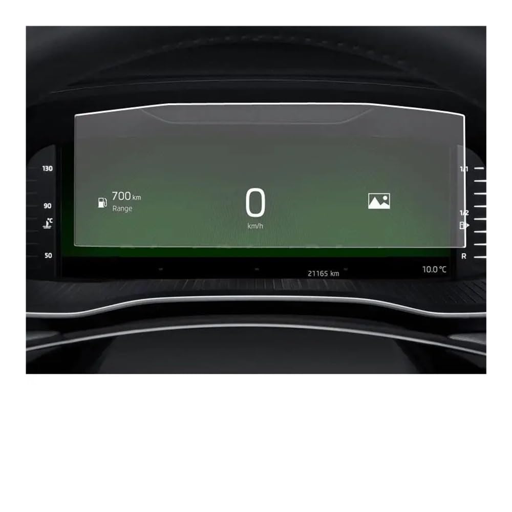 Displayschutzfolie Folie Auto Navigation Gehärtetes Glas Display-schutzfolie Dashboard Schutz Für Skoda Für Octavia Für MK4 2021 von FALELELV