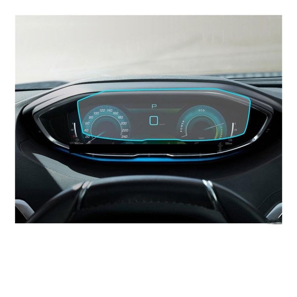 Displayschutzfolie Folie Auto Navigtion Displayschutzfolie Armaturenbrett Schutzfolie für Peugeot 5008 2021 von FALELELV