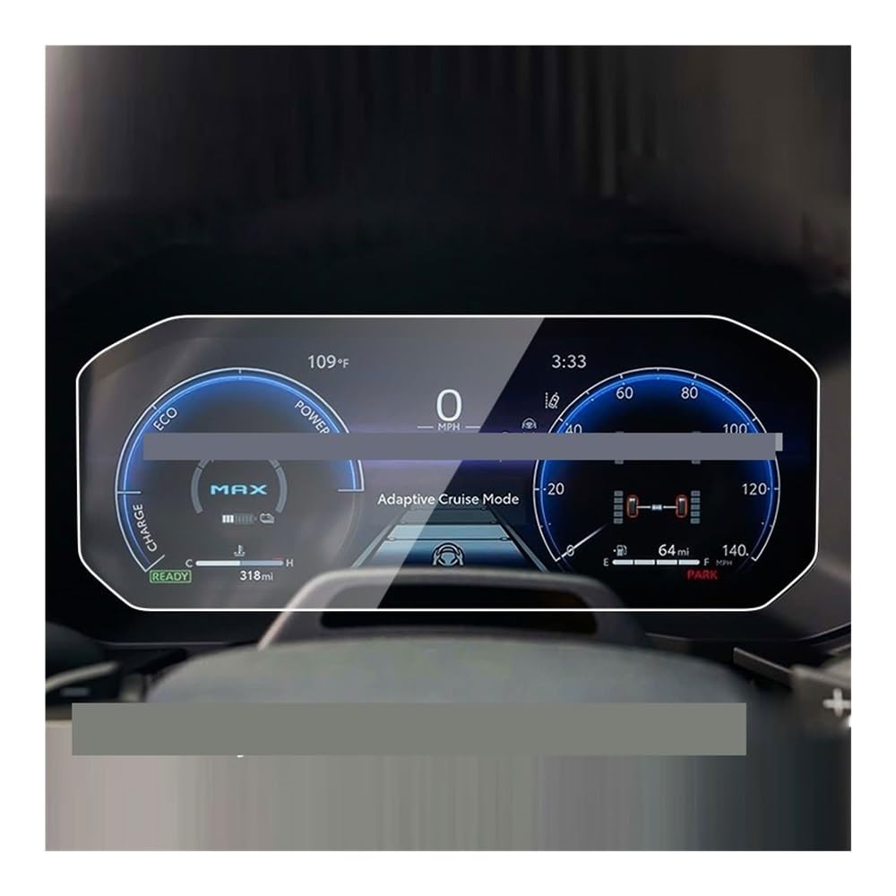 Displayschutzfolie Folie Displayschutzfolie aus gehärtetem Glas Für Land für Cruiser 2024 10,25 Zoll Instrumententafel-Dashboard-Bildschirm von FALELELV