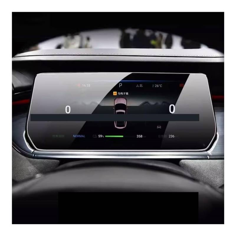 Displayschutzfolie Folie Displayschutzfolie aus gehärtetem Glas für BYD für Song L 2023–2024, Autoradio, GPS, Armaturenbrett, Instrumentenfolie von FALELELV