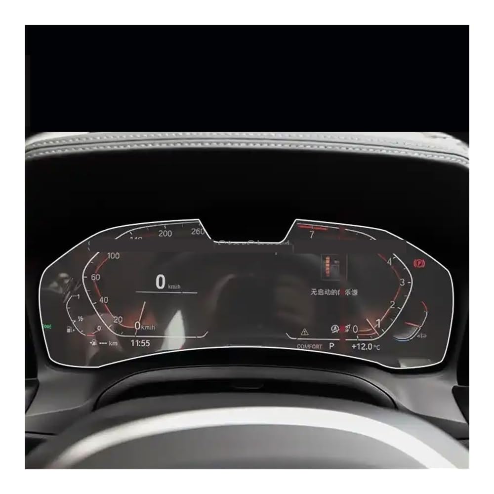 Displayschutzfolie Folie Displayschutzfolie aus gehärtetem Glas für G20 für G21 für Serie 3 2020-2022, Auto-Instrumententafel, Armaturenbrett von FALELELV