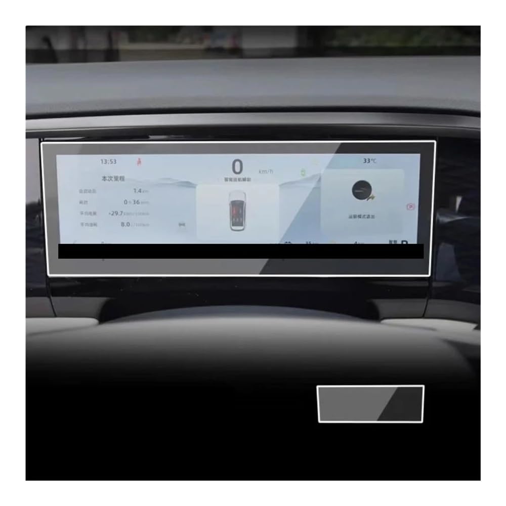 Displayschutzfolie Folie Displayschutzfolie aus gehärtetem Glas für Geely für Galaxy L7 2023–2024, Auto 10,25 Zoll, Instrumenten-Armaturenbrett von FALELELV