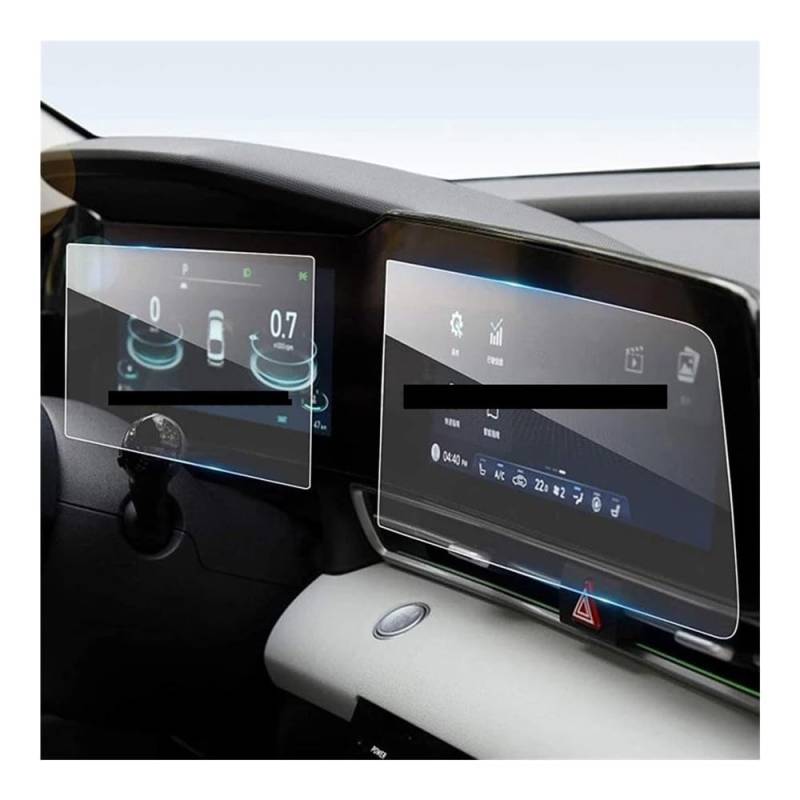 Displayschutzfolie Folie Displayschutzfolie aus gehärtetem Glas für Hyundai für Elantra 2021 10,25 Zoll, Autonavigation und Instrument von FALELELV