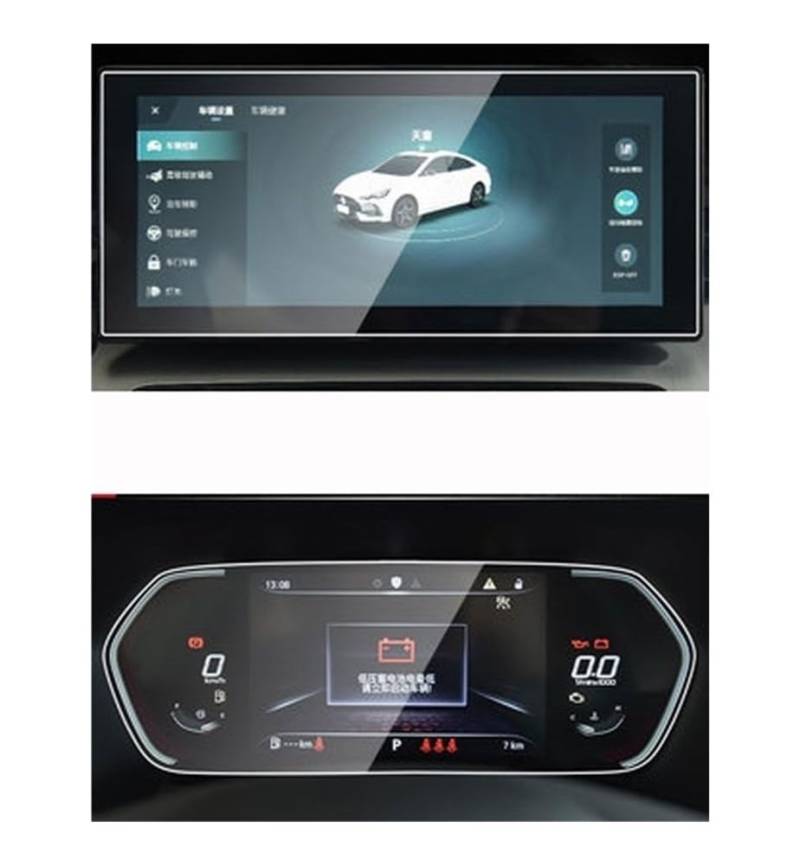 Displayschutzfolie Folie Displayschutzfolie aus gehärtetem Glas für MG für GT 2022, Auto-Infotainment-Radio, GPS, Innen-Armaturenbrett von FALELELV