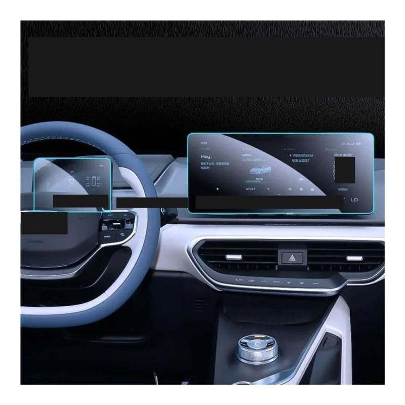 Displayschutzfolie Folie Displayschutzfolie für Geely für Geometry A PRO 2021, Auto-GPS-Navigation und Instrumenteninnenraum von FALELELV