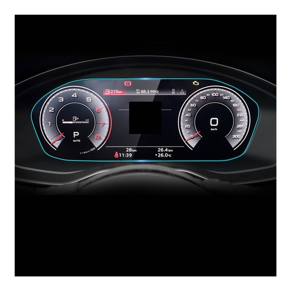 Displayschutzfolie Folie Für A4 Für S4 Für S5 2020-2023 Auto Innen Instrument Panel Membran Bildschirm Gehärtetes Glas Schutz Film von FALELELV