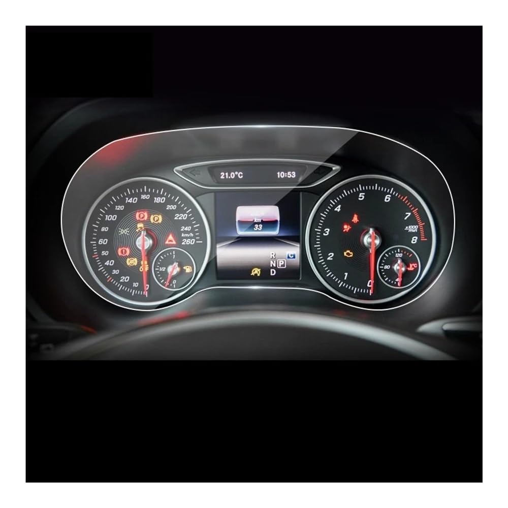 Displayschutzfolie Folie Für Benz Für B-klasse Für W242 Für W246 Für W247 Automotive Interior Instrument Panel Membran Display-schutzfolie von FALELELV