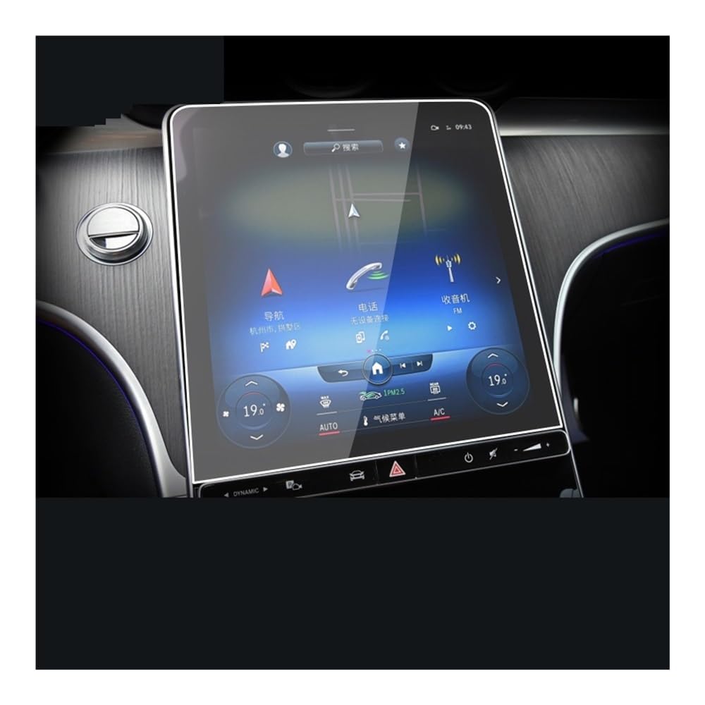 Displayschutzfolie Folie Für Benz Für C-Klasse Für AMG Für C63 2023 Instrument Panel Membran Bildschirm Gehärtetes Glas Schutz Film von FALELELV