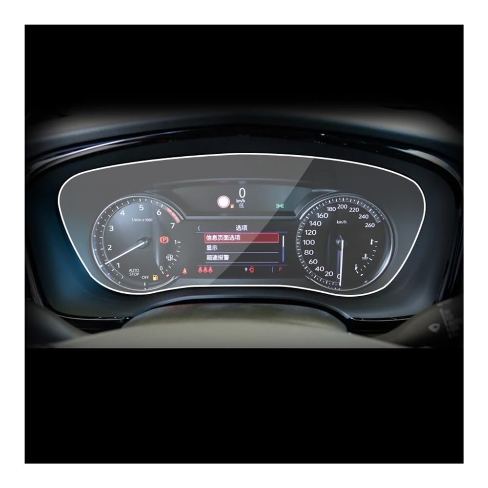 Displayschutzfolie Folie Für Cadillac Für XT6 2019-2023 Auto Innen Instrument Panel Membran Bildschirm TPU Schutz Film von FALELELV