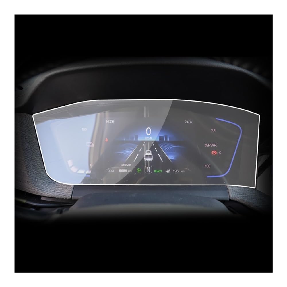 Displayschutzfolie Folie Für Changan Für CS15 E-Pro 2019-2023 Auto Innen Instrument Panel Membran Display-schutzfolie von FALELELV