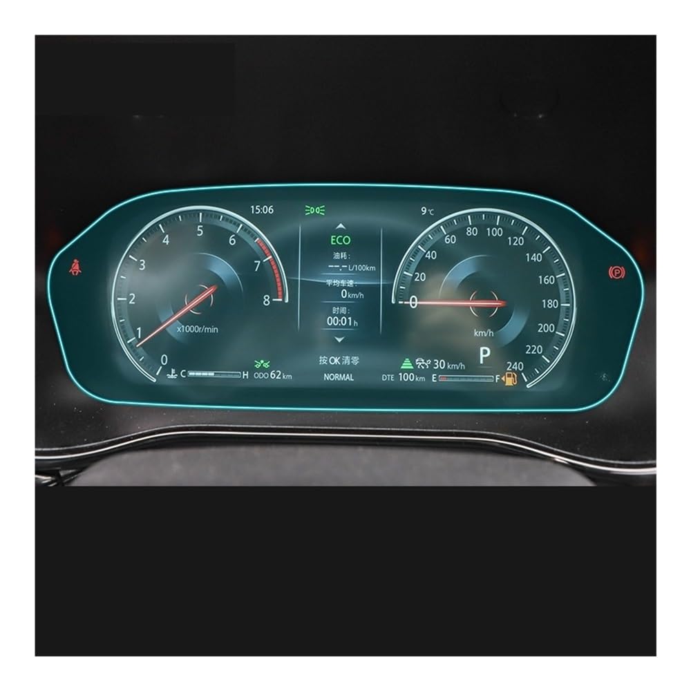 Displayschutzfolie Folie Für Changan Für CS85 2019-2023 Auto Innen Instrument Panel Membran Display-schutzfolie von FALELELV