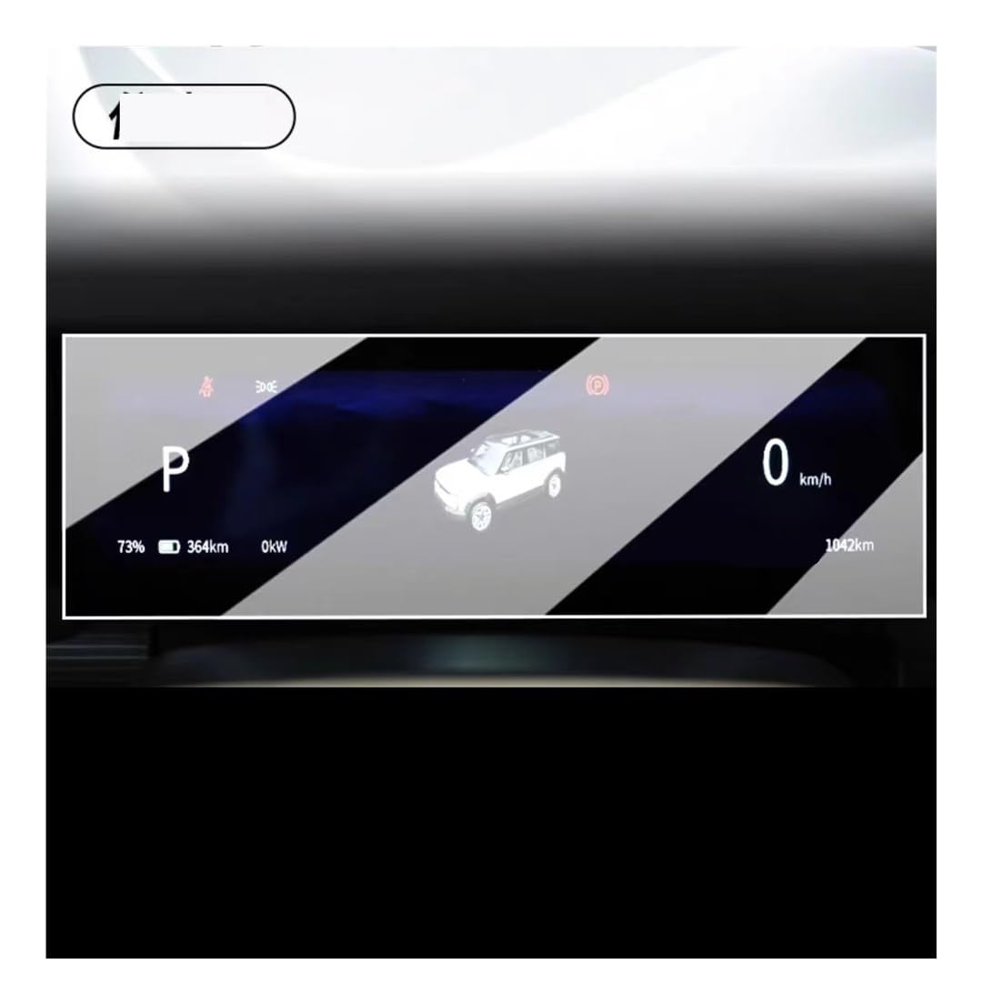 Displayschutzfolie Folie Für Chery Für Aiqar Für Eq3 2023-2024 GPS-Navigation Und Dashboard-Touchscreen Schutzfolie von FALELELV