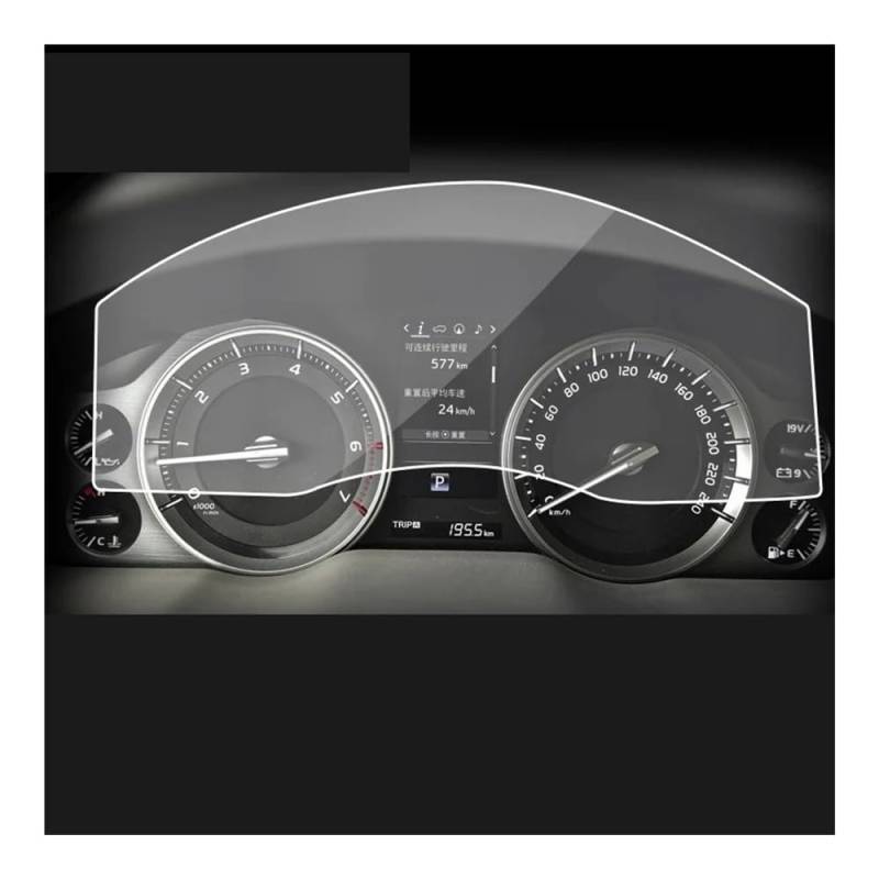 Displayschutzfolie Folie Für Für Land Für Cruiser 2016-2023 Auto Nterior Instrument Panel Membran Bildschirm TPU Schutz Film von FALELELV