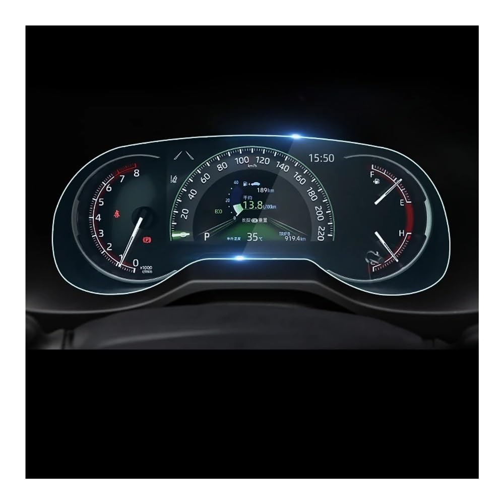 Displayschutzfolie Folie Für Für RAV4 2019-2023 Auto Innen Instrument Panel Membran Bildschirm TPU Schutz Film von FALELELV