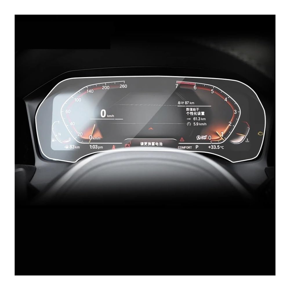 Displayschutzfolie Folie Für G42 Für Serie 2 2022 Auto Innen Instrument Panel Membran Bildschirm Gehärtetes Glas Schutz Film von FALELELV