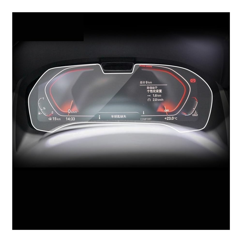 Displayschutzfolie Folie Für G42 Für Serie 2 2022 Auto Innen Instrument Panel Membran Bildschirm Gehärtetes Glas Schutz Film von FALELELV