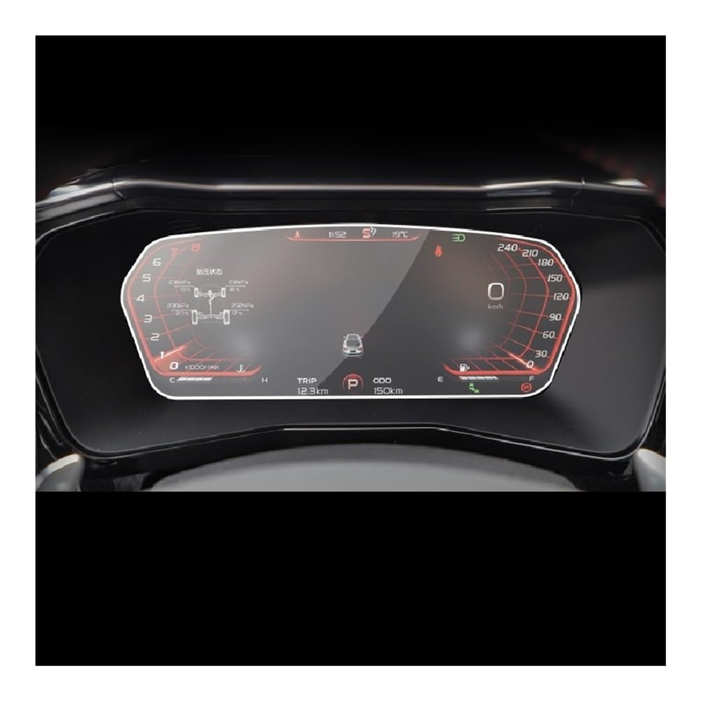 Displayschutzfolie Folie Für Geely Für Boyue Für X70 2020-2022 Auto Innen Instrument Panel Membran Display-schutzfolie Zubehör von FALELELV