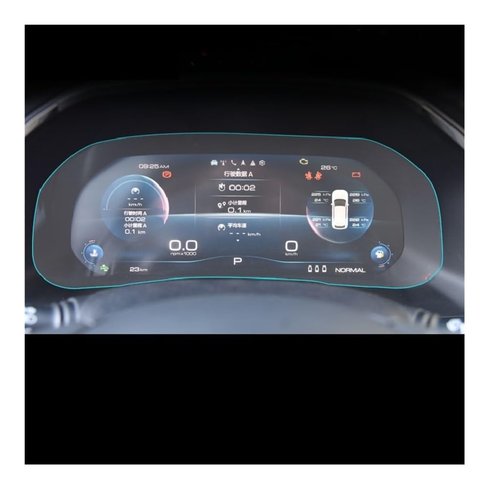 Displayschutzfolie Folie Für Haval Für Jolion 2021-2023 Auto Instrument Panel Membran Bildschirm Schutz Film von FALELELV