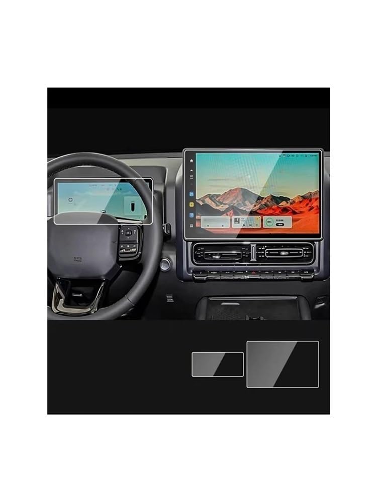 Displayschutzfolie Folie Für Haval H9 2024 Auto GPS-Navigation UND Dashboard-Displayschutzfolie von FALELELV