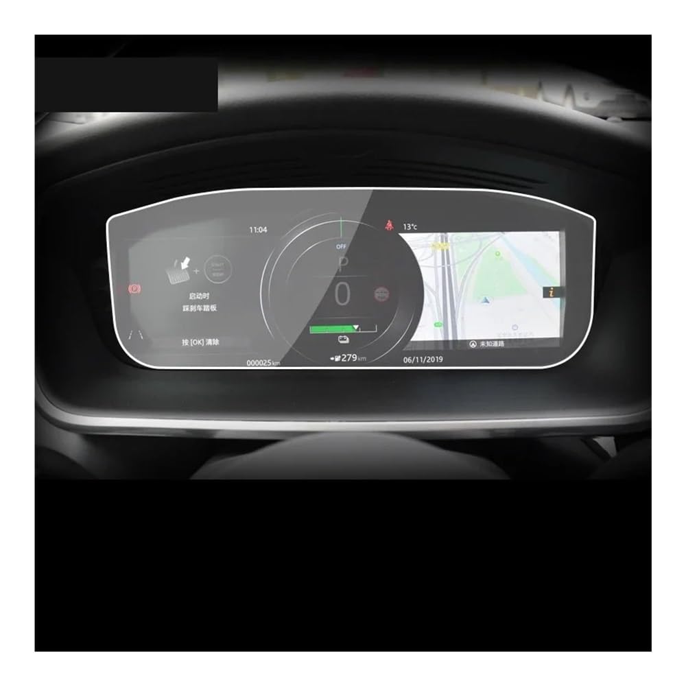 Displayschutzfolie Folie Für Jaguar Für I-PACE 2021-2023 Auto Nterior Instrument Panel Membran Bildschirm TPU Schutz Film von FALELELV