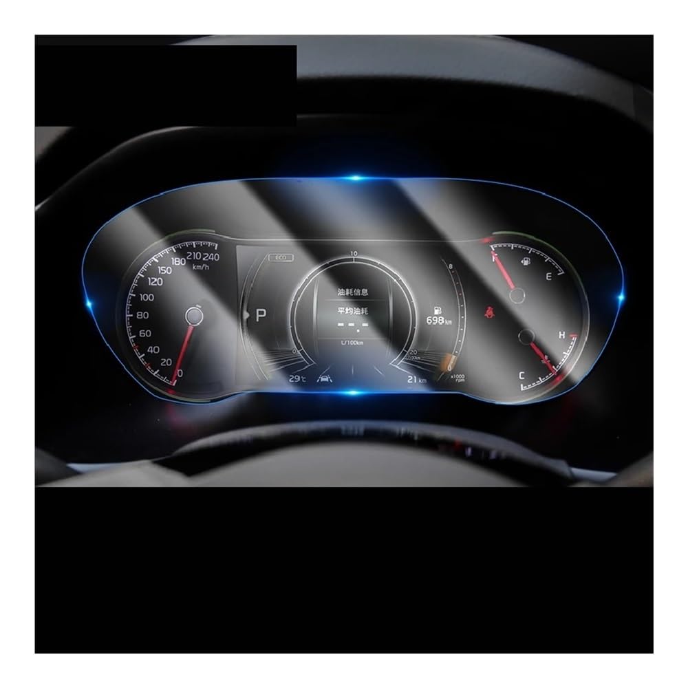 Displayschutzfolie Folie Für Kia Für Forte 2018-2020 Auto Innen Instrument Panel Membran Bildschirm TPU Schutz Film von FALELELV