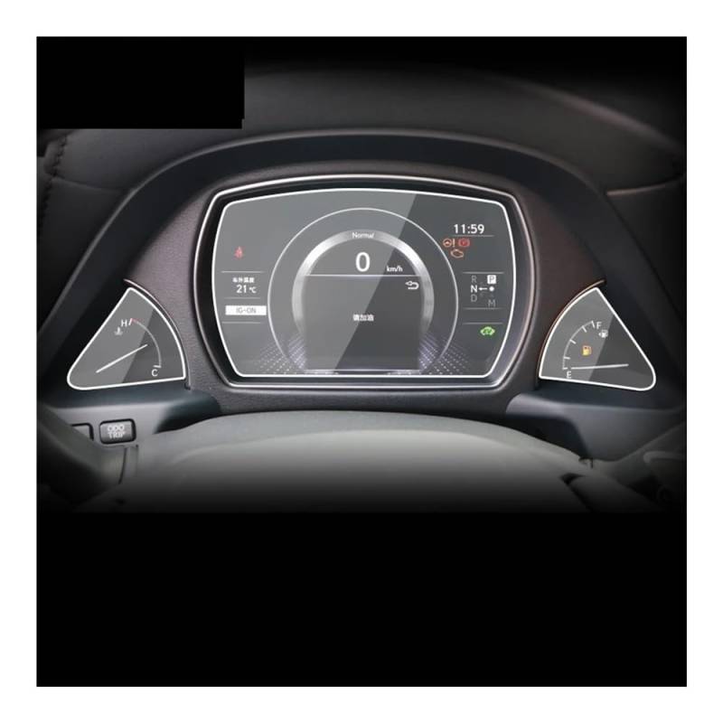 Displayschutzfolie Folie Für Lexus Für LS 500 2021-2023 Auto Nterior Instrument Panel Membran Bildschirm TPU Schutz Film von FALELELV