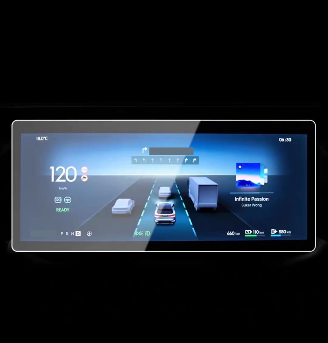 Displayschutzfolie Folie Für Lynk & Co 08 2023–2024 Auto 15,4 Zoll GPS-Navigation Und Armaturenbrett Touchscreen Schutzfolie von FALELELV