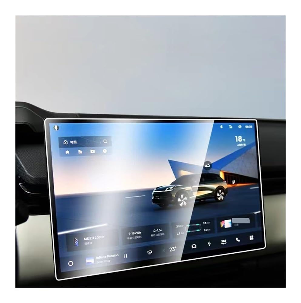 Displayschutzfolie Folie Für Lynk & Co 08 2023-2024 Auto GPS-Navigation und Dashboard-Touch-Schutzfolie von FALELELV