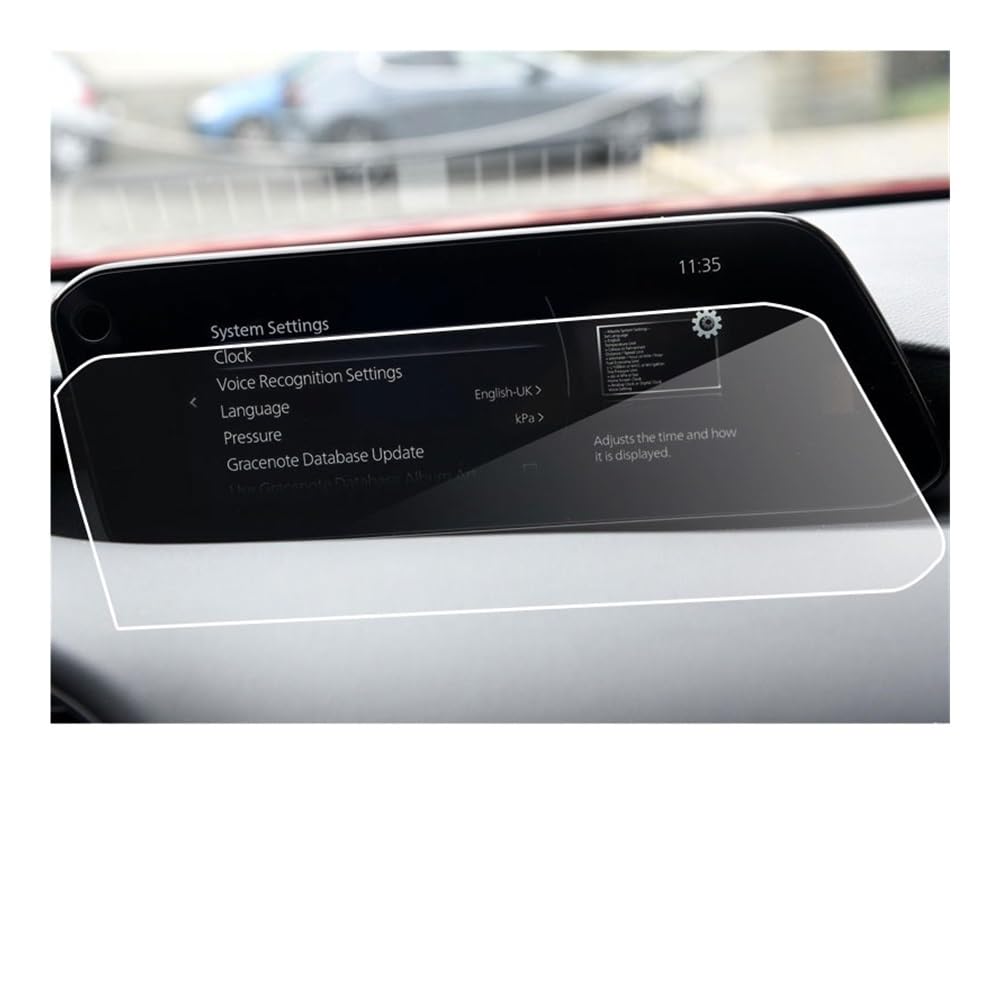 Displayschutzfolie Folie Für Mazda 3 2019-2021 8,8 Zoll Auto Navigation Screen Protector Film Auto Innen Schutz von FALELELV