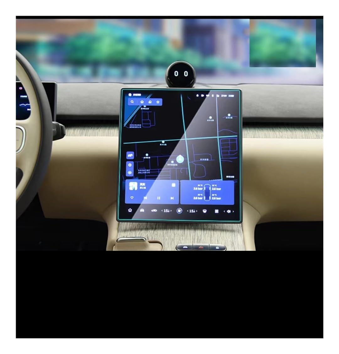 Displayschutzfolie Folie Für NIO Für EL7 Für ES7 Für ET7 2022-2023 Auto GPS Und Dashboard Gehärtetem Glas Touch Screen Schutz Film von FALELELV