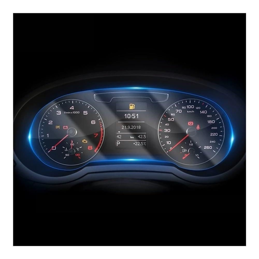 Displayschutzfolie Folie Für Q3 Für F3 Für 8U 2012-2018 Auto Innen Instrument Panel Membran Display-schutzfolie Dekoration von FALELELV