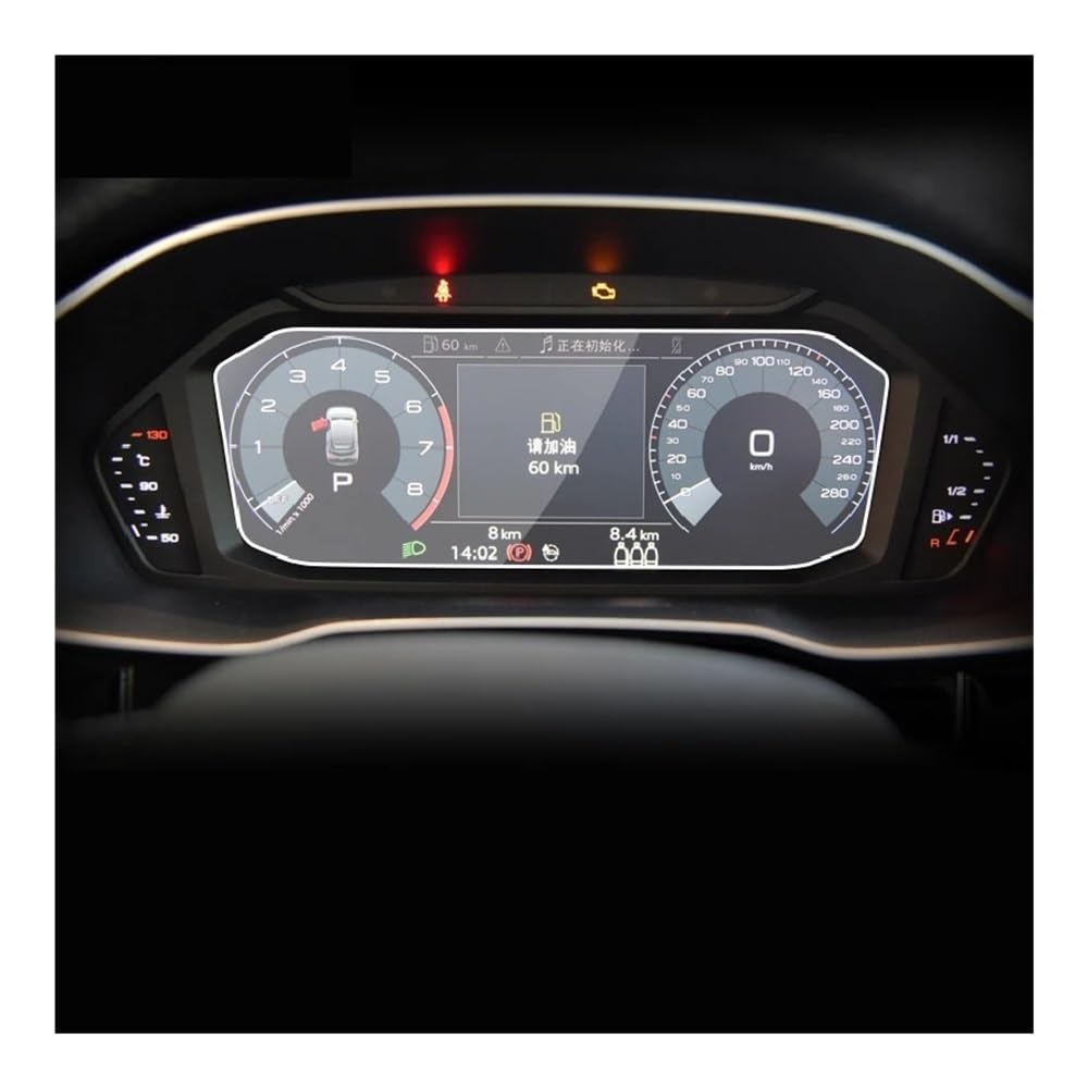 Displayschutzfolie Folie Für Q3 Für G2B 2019-2023 Auto Innen Instrument Panel Membran Bildschirm Gehärtetes Glas Schutz Film von FALELELV