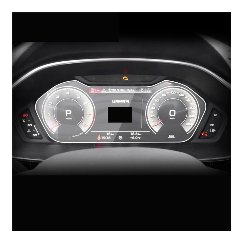 Displayschutzfolie Folie Für Q3 Für G2B 2020-2023 Auto Innen Instrument Panel Membran Bildschirm Gehärtetes Glas Schutz Film von FALELELV