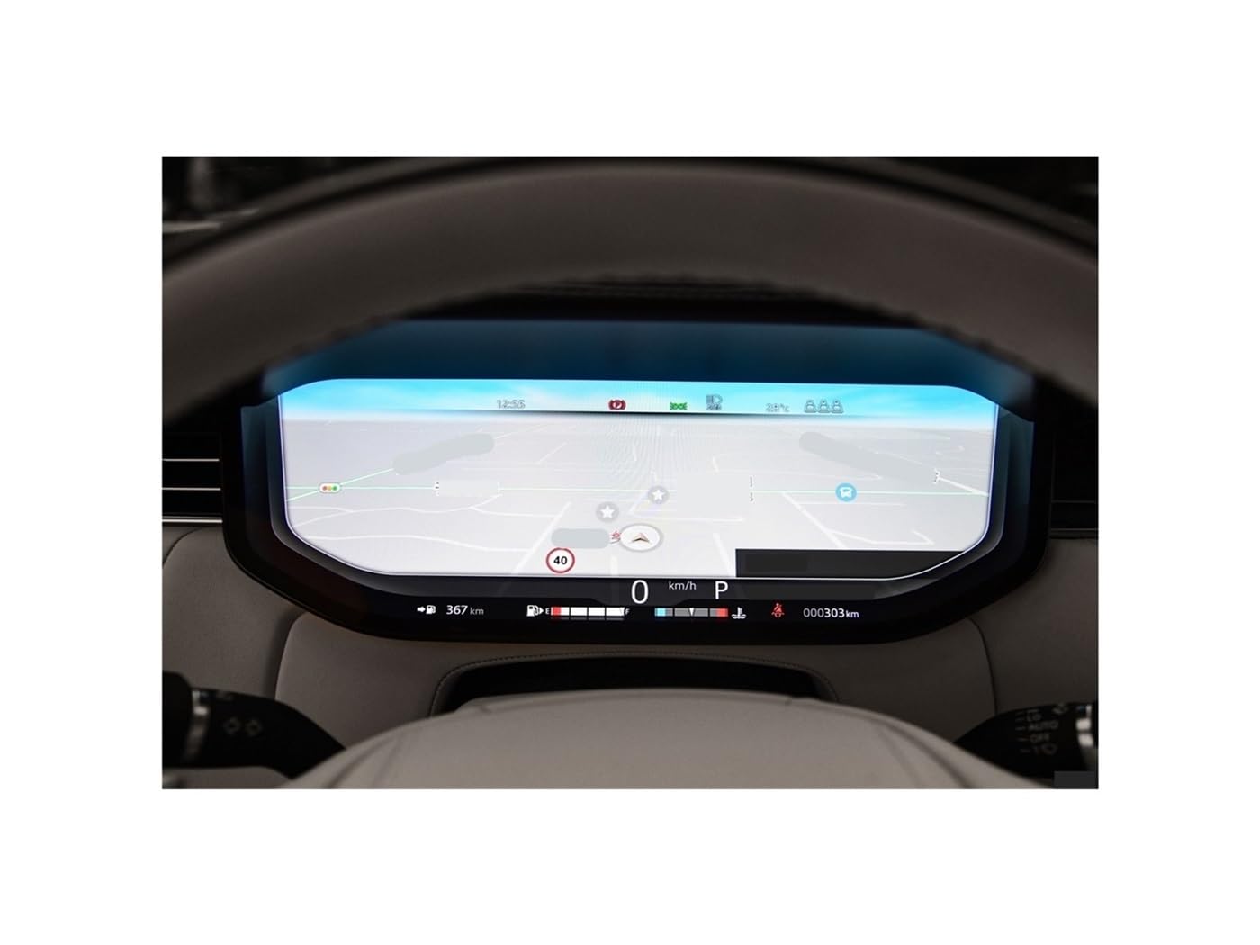 Displayschutzfolie Folie Für Range Für Rover 2023 Auto-Armaturenbrett-Touchscreen-Schutzfolie von FALELELV