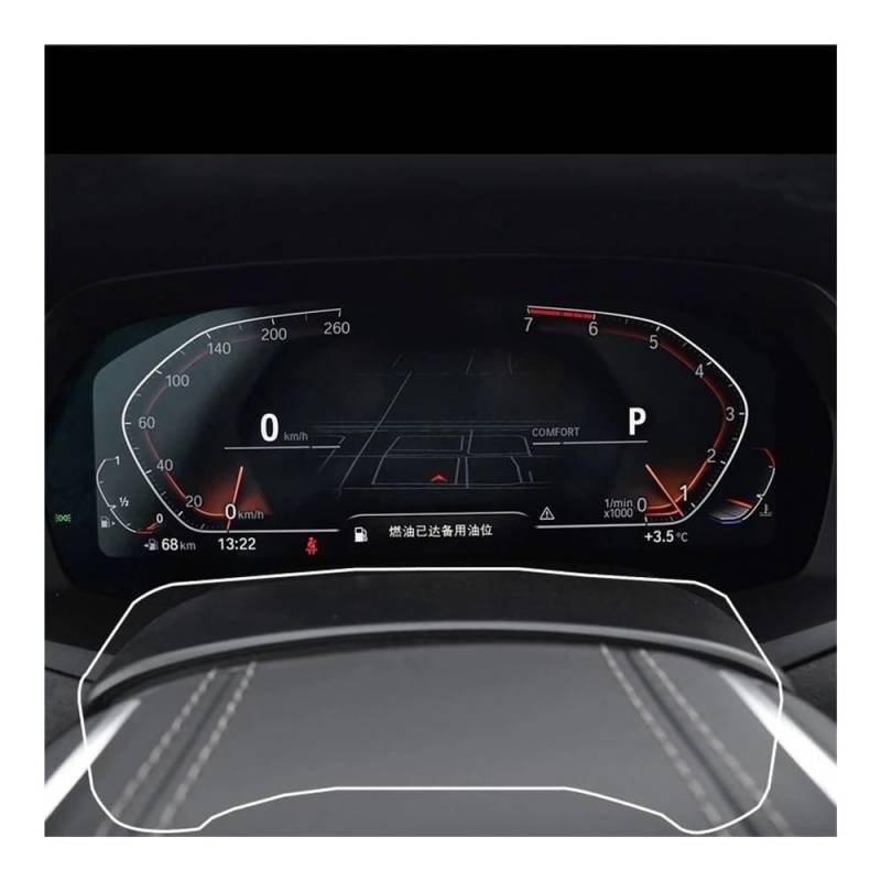 Displayschutzfolie Folie Für X3 Für X4 Für G01 Für G02 2020 Auto GPS Navigation Instrument Panel Bildschirm Gehärtetem Glas Schutz Film von FALELELV