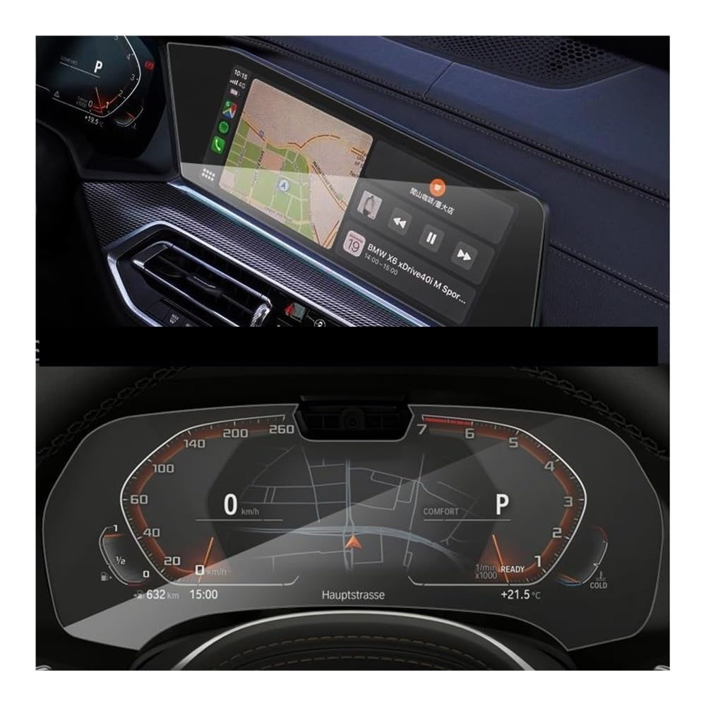 Displayschutzfolie Folie Für X5 Für X7 Für G05 2019 2020 Auto GPS Und Instrument Panel Bildschirm Schutz von FALELELV