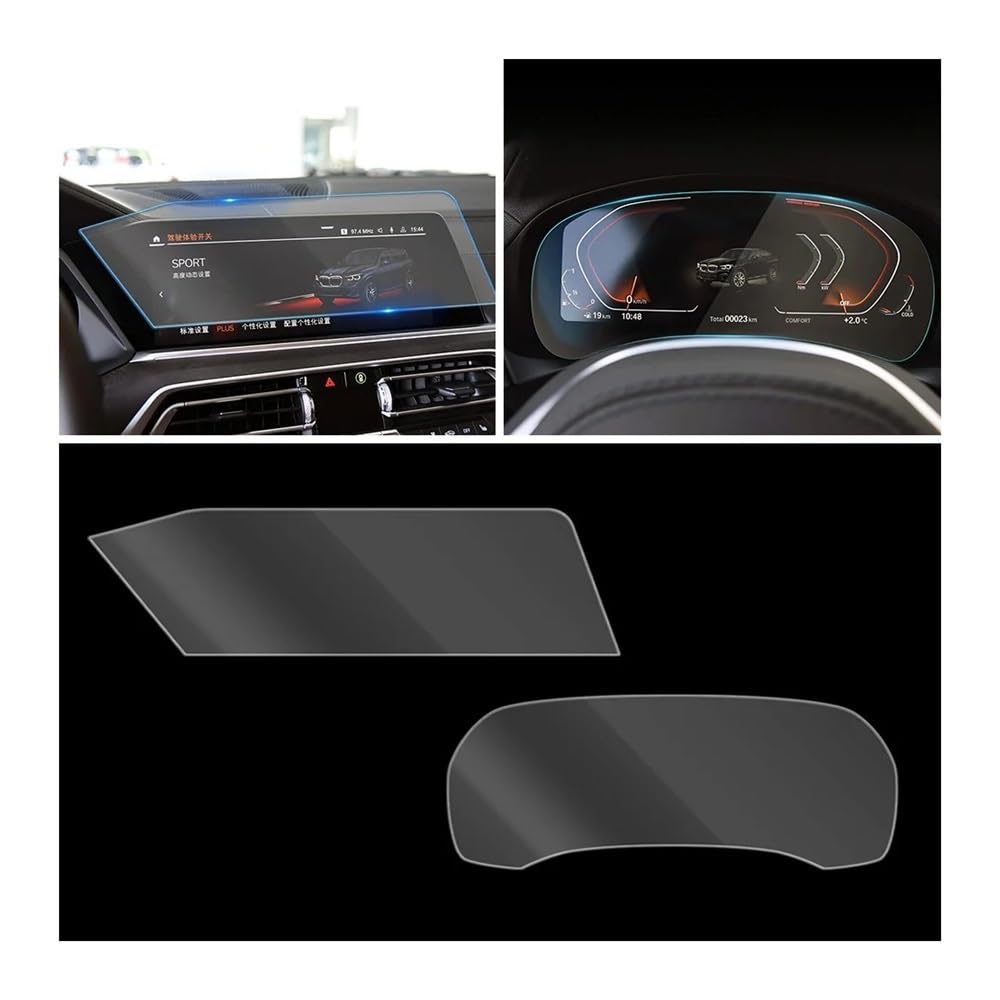 Displayschutzfolie Folie Für X6 Für G06 2019-2020 Auto Dashboard Instrument Panel GPS Navigation Bildschirm Gehärtetem Glas Schutz Film von FALELELV