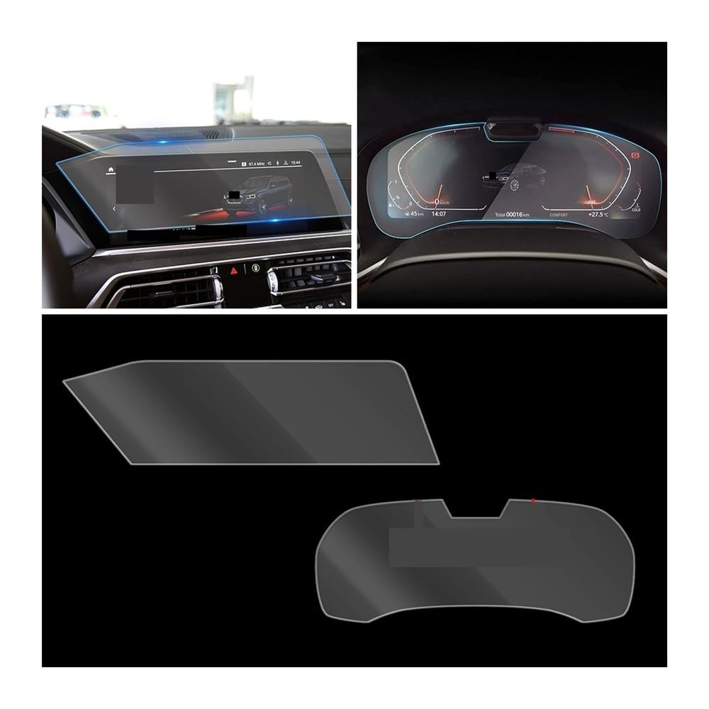 Displayschutzfolie Folie Für X6 Für G06 2019-2020 Auto Dashboard Instrument Panel GPS Navigation Bildschirm Gehärtetem Glas Schutz Film von FALELELV