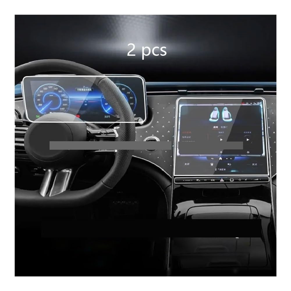 Displayschutzfolie Folie Gehärtetem Glas Screen Protector Film Für Benz Für EQE 500 Für EQE 350 2023 Auto GPS Navigation Und Instrument von FALELELV