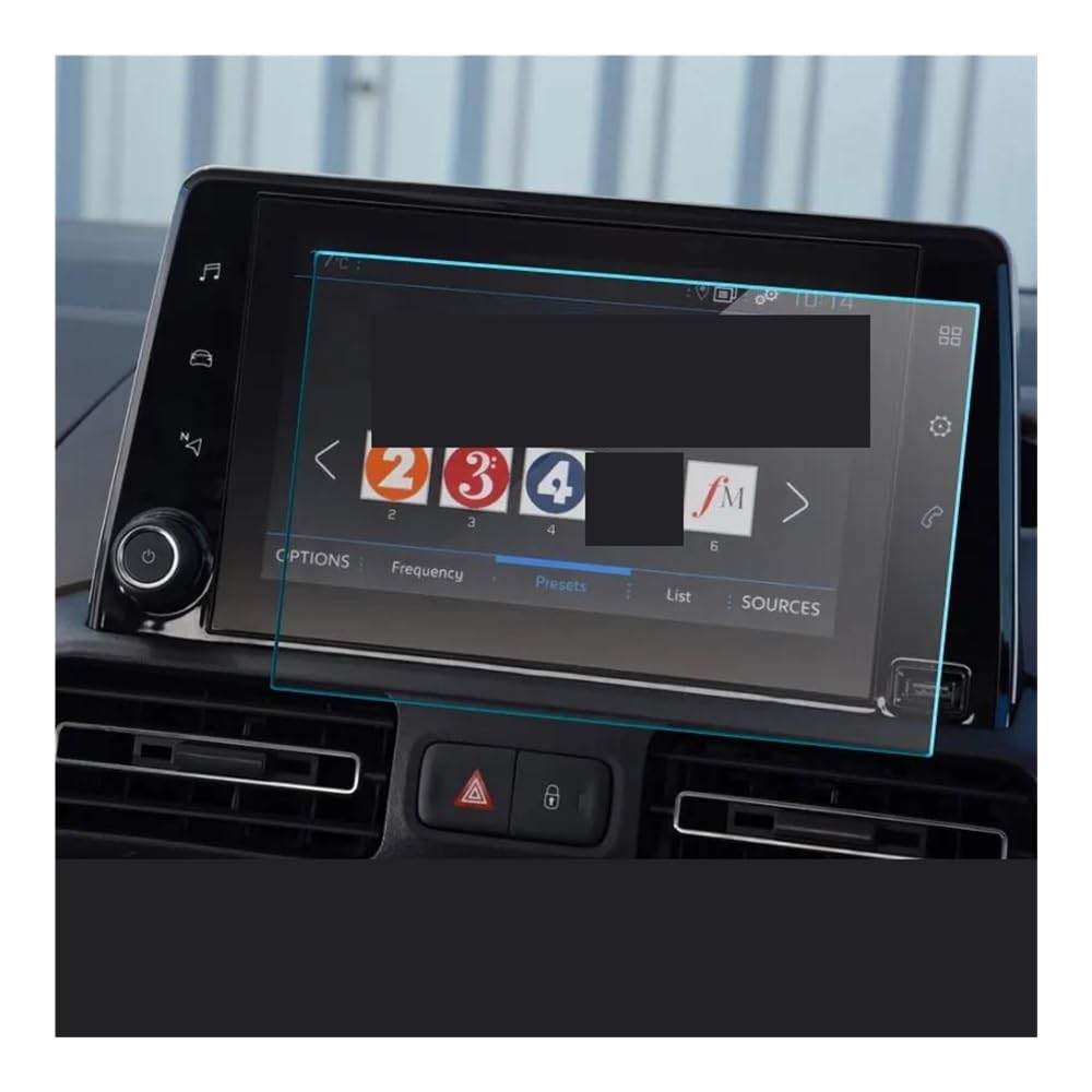 Displayschutzfolie Folie PET Film Screen Protector Für Peugeot Für Rifter 2019-2020 Instrument Panel Bildschirm Zubehör Auto Radio von FALELELV