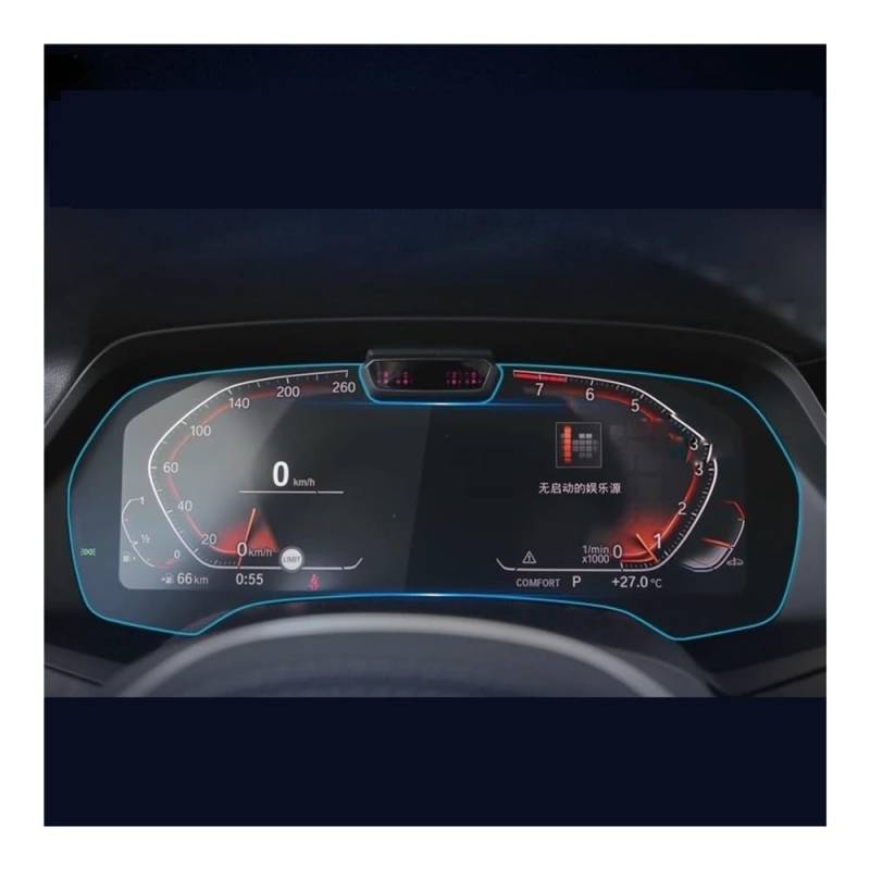 Displayschutzfolie Folie Schutz Film Für X5 Für X6 Für X7 Für G05 Für G06 Für G07 2019-2020 Auto Navigation Bildschirm Schutz Instrument Dashboard von FALELELV