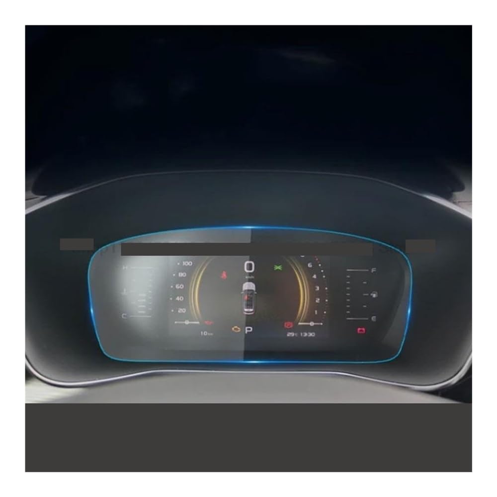 Displayschutzfolie Folie Schutzfolie für Geely für Azkarra 2020 2021 2022, Auto-Instrumenten-Armaturenbrett von FALELELV