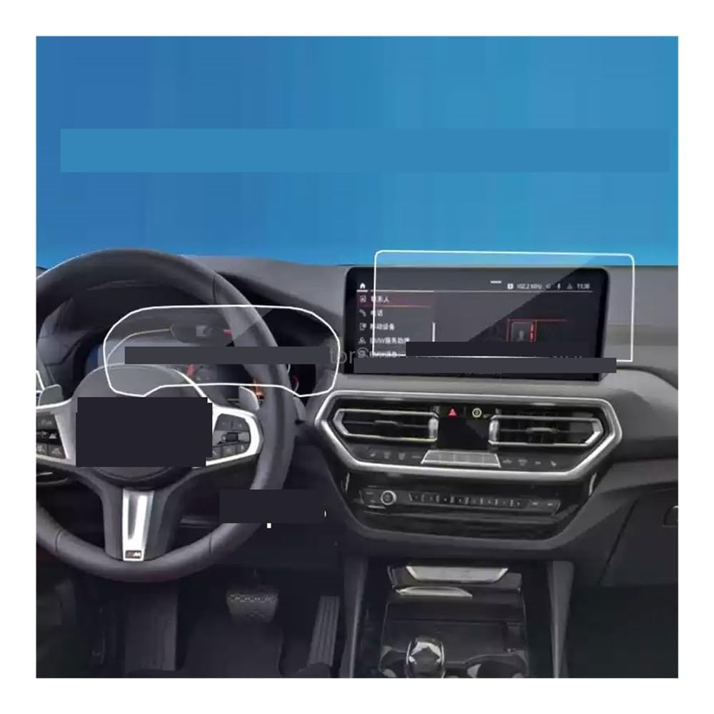 Displayschutzfolie Folie Screen Protector Film Für X3 Für G01 Für X4 Für G02 2022-2023 12,3 Zoll Auto GPS Navigation Und Instrument von FALELELV