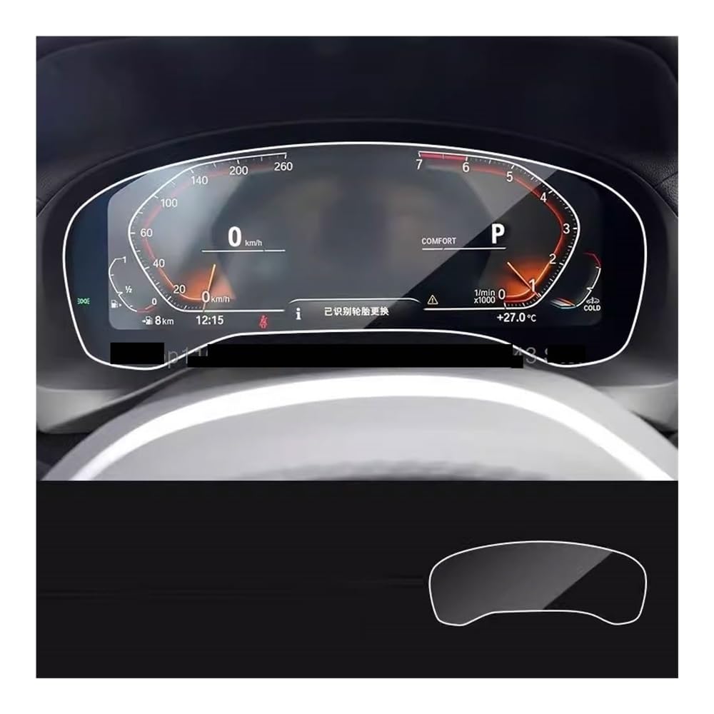 Displayschutzfolie Folie Screen Protector Film Für X3 Für X4 Für G01 Für G02 2020-2023 Auto Innen Instrument Panel von FALELELV