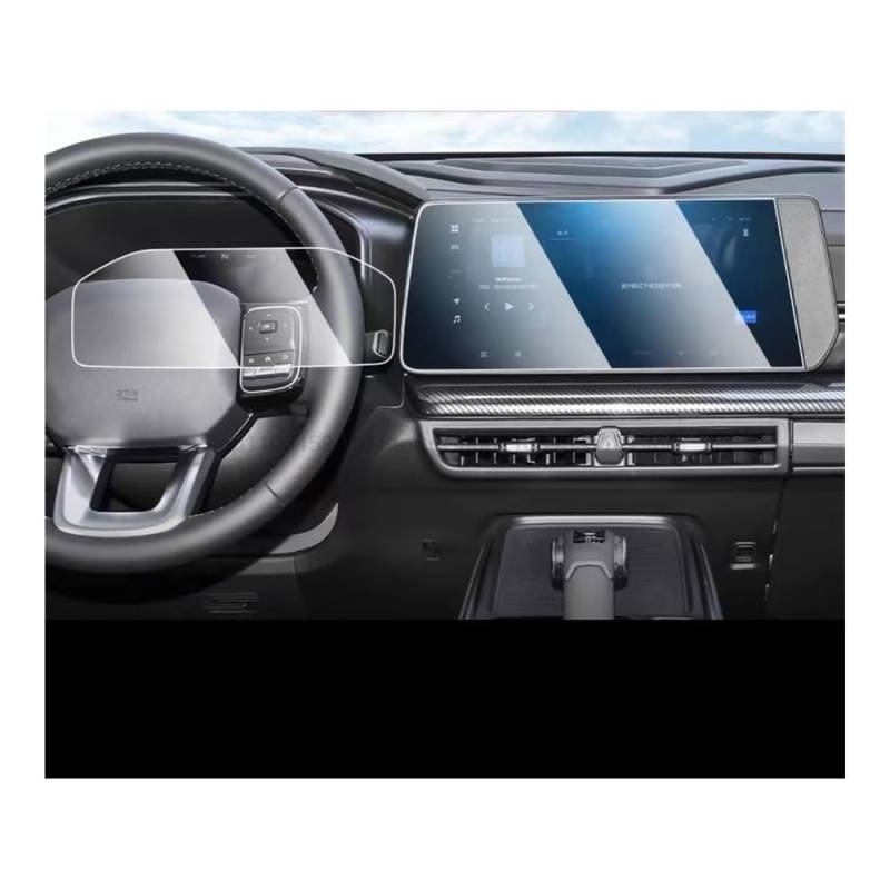 Displayschutzfolie Folie Screen Protector Für Haval Für H3 2024 Auto Radio GPS Navigation Instrument Dashboard Touchscreen Film von FALELELV