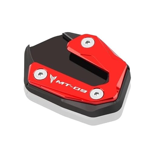 FALELELV Side Ständer Pad Für MT-09 MT 09 2020 2021 2023 Motorrad CNC Ständer Verlängerung Platte Fuß Seite Stehen Enlarger Pad Zubehör von FALELELV