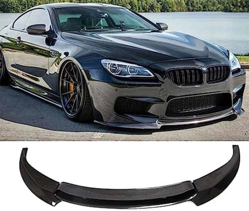 Car Front Shovel Lip Splitter Spoiler für BMW F06 F12 F13 M6 Base Convertible Coupe 2013-2016, Auto Frontstoßstange Splitter Lip Spoiler Lippensplitter, Body Kit Schutz Zubehör von FAMAQ