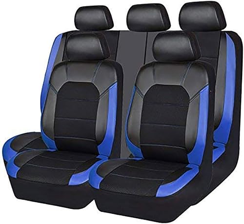 FAMAQ Auto Sitzbezüge Sets für Honda CRZ 2010 2011 2012 2013 2014 2015 2016,Vordersitze Rückbank Allwetter Bequem Atmungsaktiv Innenraum Zubehör,A/Blue von FAMAQ